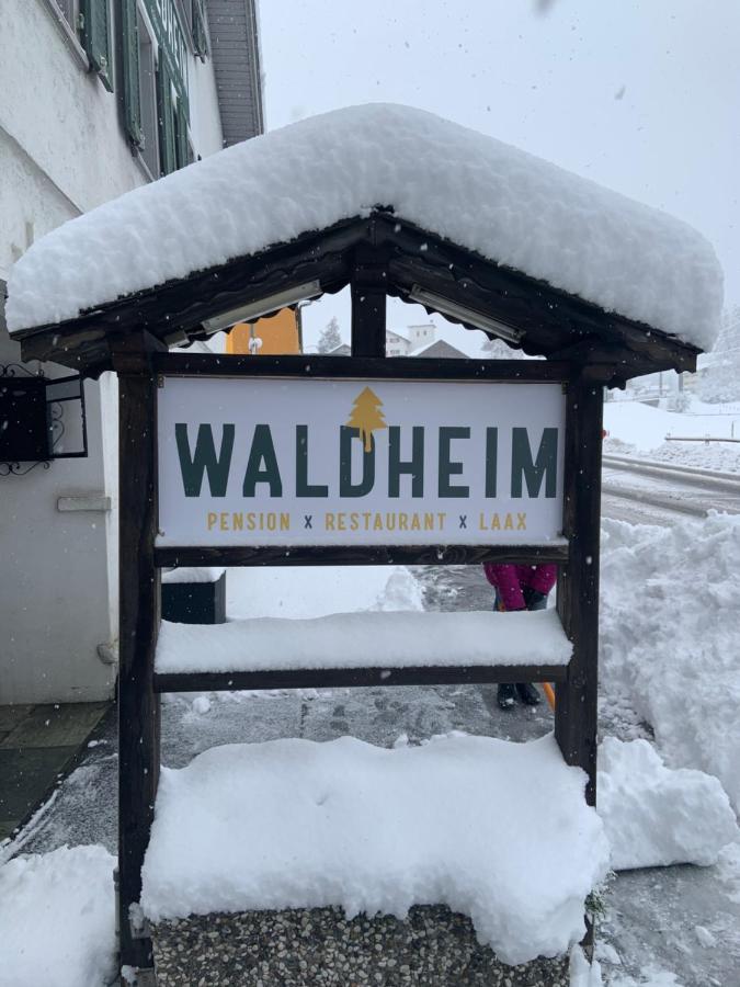 Waldheim Pension Laax Wohnung Eksteriør bilde